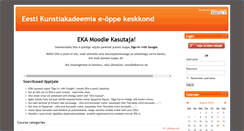 Desktop Screenshot of moodle.artun.ee